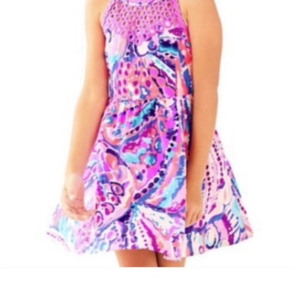 Lilly Pulitzer Other - Lilly Pulitzer Kinley dress Colony Coral Shell Out Patten size 12